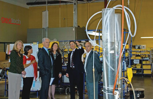 US Secretary of Commerce John Bryson tours Geotech